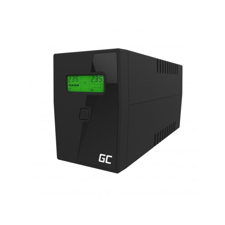Green Cell UPS01LCD gruppo di continuità (UPS) Line-Interactive 0.6 kVA 360 W 2 prese AC