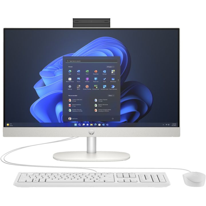 HP Pro 240 G10 Desktop All-in-One PC Intel® Core™ i5 16 GB DDR4-SDRAM 512 GB SSD Windows 11 Pro Bianco