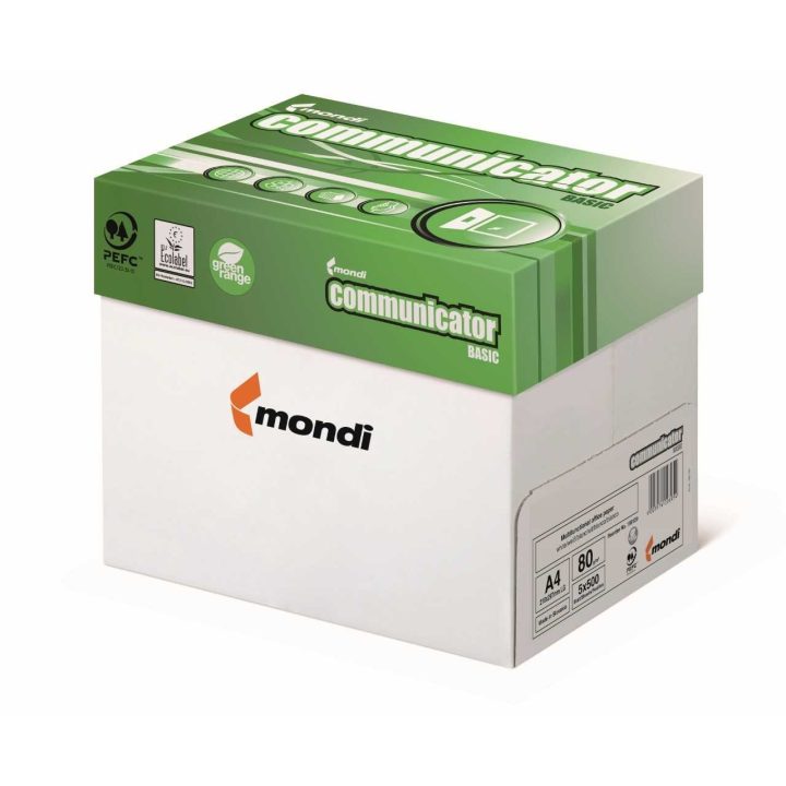 Carta per fotocopiatrici ufficio Mondi Communicator Basic 9488A80 (A4 80 g/m2 500 fogli carta bianca)