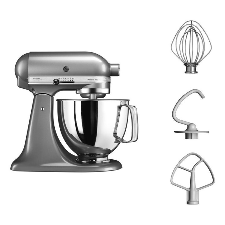 KitchenAid 5KSM125ECU Impastatrice 300 W argento