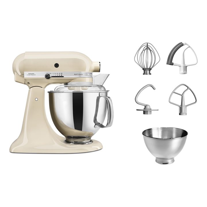 KitchenAid 5KSM175PSEAC Artisan Tritatutto 300 W 4.8 L Crema