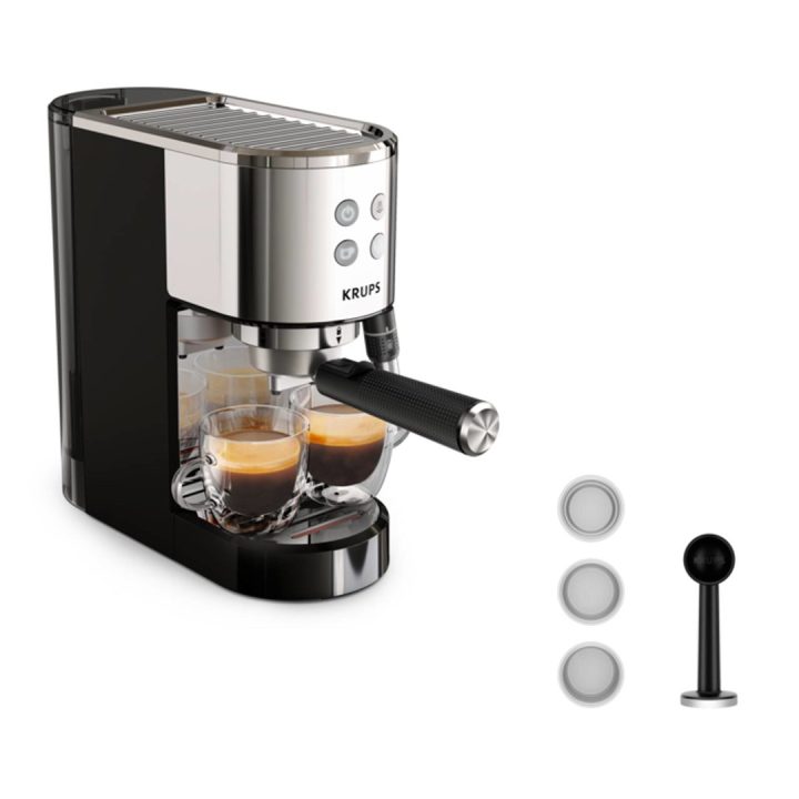 Krups Virtuoso XP444C10 macchina da caffè Macchina espresso semiautomatica 1 L