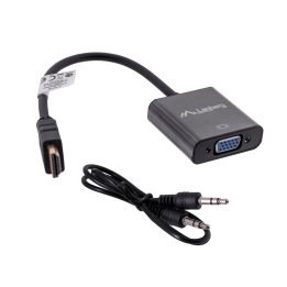 Lanberg AD-0017-BK adattatore cavo video 0.2 m VGA (D-Sub) HDMI Type A (Standard) nero