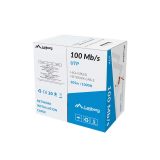 LANBERG LAN UTP CAVO 100MB/S 305M FILO CCA ROSSO