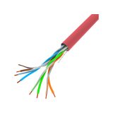 LANBERG LAN UTP CAVO 100MB/S 305M FILO CCA ROSSO