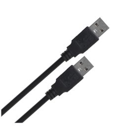 Lanberg CA-USBA-20CU-0010-BK USB cavo 1m 2.0 USB A nero