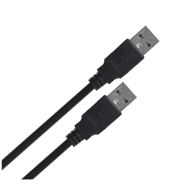 Lanberg CA-USBA-20CU-0010-BK USB cavo 1m 2.0 USB A nero