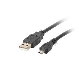 Lanberg CA-USBM-10CC-0010-BK USB cavo USB 2.0 1 m Micro-USB B USB A nero