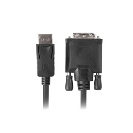 Lanberg CA-DPDV-10CU-0018-BK adattatore cavo video 1.8 m DisplayPort DVI-D nero