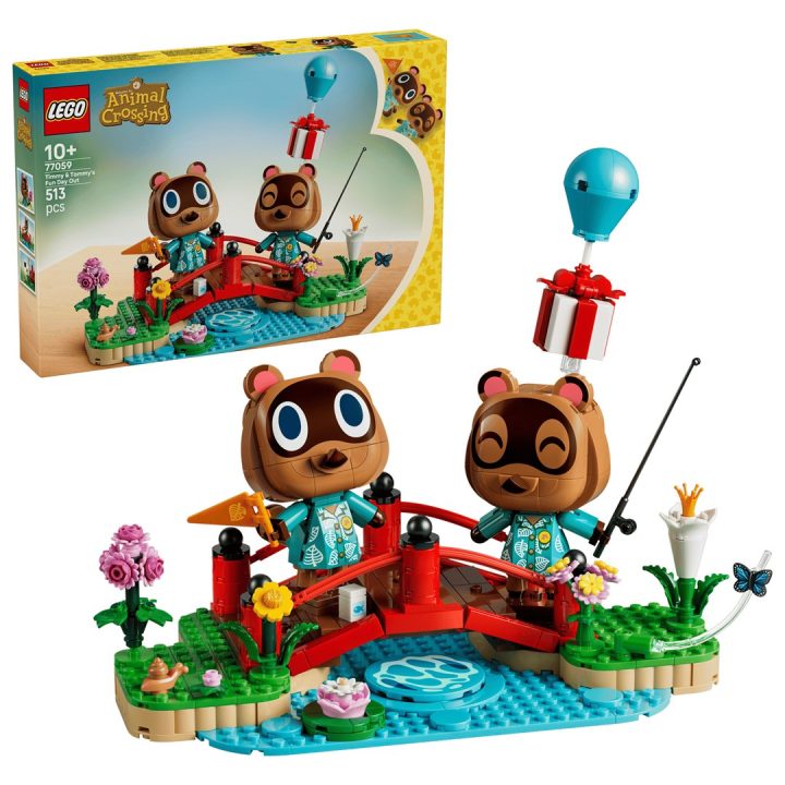 LEGO ANIMAL CROSSING 77059 La Divertente Giornata di Timmy e Tommy