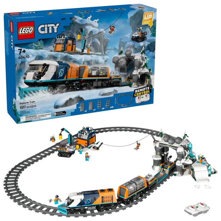 LEGO CITY 60470 Esploratori Treno Espresso Polare Artico