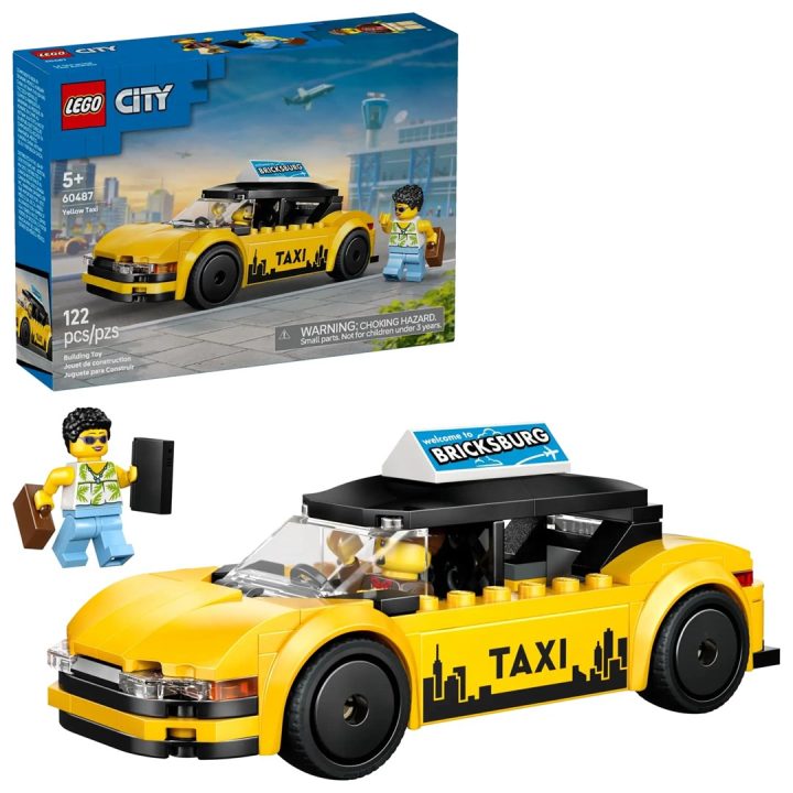 LEGO CITY 60487 Taxi Giallo