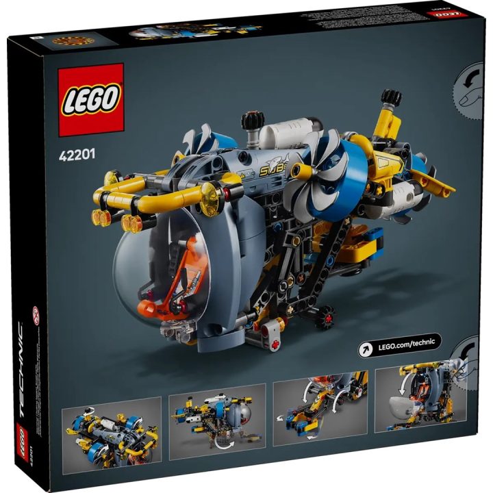 LEGO TECHNIC 42201 Sottomarino Ricerca Acque Profonde