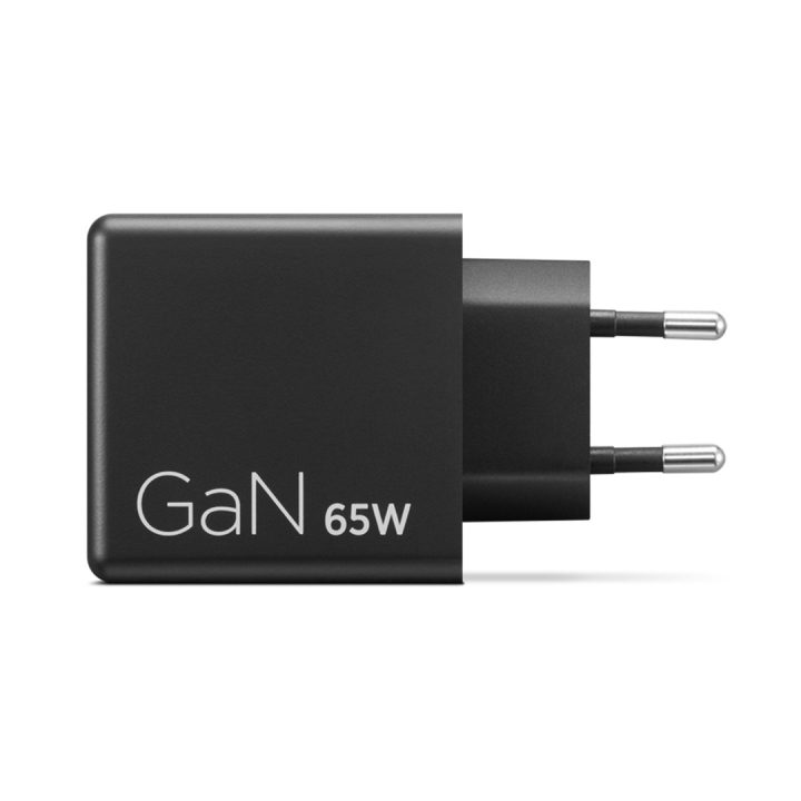 Lenovo Caricabatterie Universale Doppio USB-C 65W GaN Nero AC per Interni