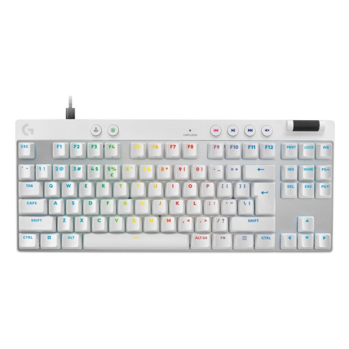 Logitech G PRO X TKL Rapid tastiera Gaming USB QWERTY US Internazionale Bianco