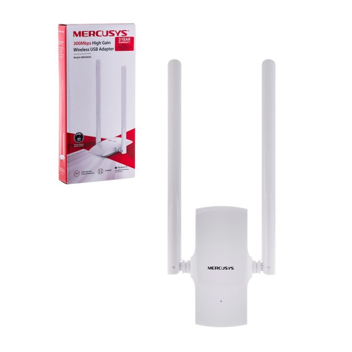 Mercusys 300Mbps Adattatore wireless alto guadagno USB