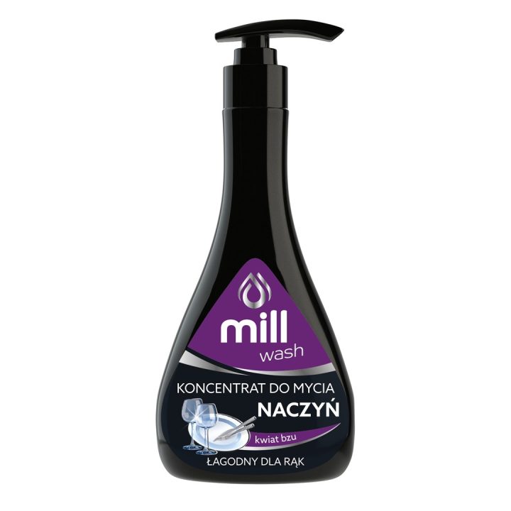 Mill Wash lozione detergente concentrata per piatti con profumo di fiori di lilla 555 ml
