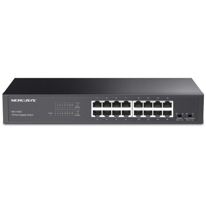 Mercusys MS116GS Switch di rete nero