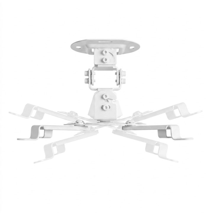 Maclean Staffa/gancio da soffitto per proiettori 54–320 mm fino a 13.5 kg 360-degree rotazione MC-200 W