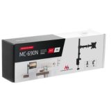 Maclean MC-690 TV staffa/supporto 68.6 cm (27 ) nero