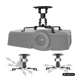 Maclean Staffa/gancio da soffitto per proiettori 54–320 mm fino a 13.5 kg 360-degree rotazione MC-200 B