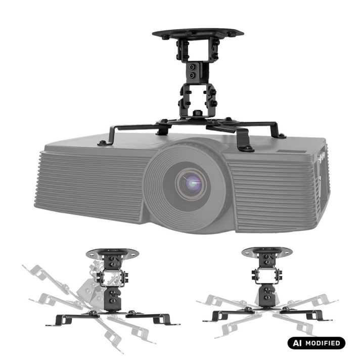 Maclean Staffa/gancio da soffitto per proiettori 54–320 mm fino a 13.5 kg 360-degree rotazione MC-200 B