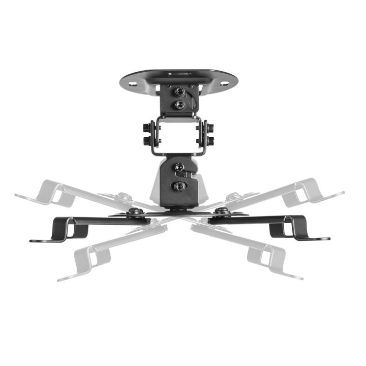 Maclean Staffa/gancio da soffitto per proiettori 54–320 mm fino a 13.5 kg 360-degree rotazione MC-200 B