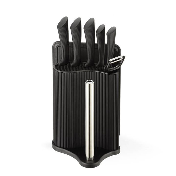 Set di coltelli da cucina MAESTRO MR-1413 Set coltelli (MR-1413-BLACK) nero