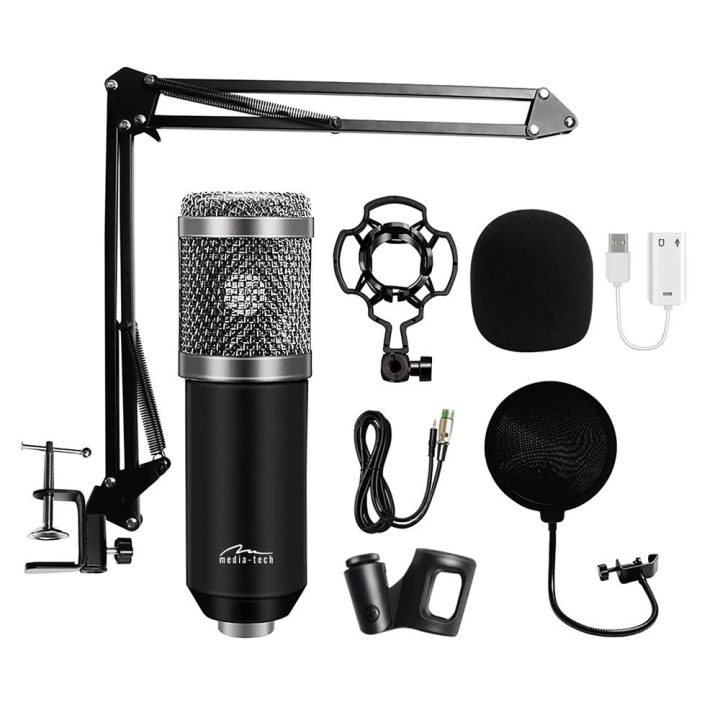Microfono con kit accessori STUDIO AND STREAMING MICROPHONE MT397S
