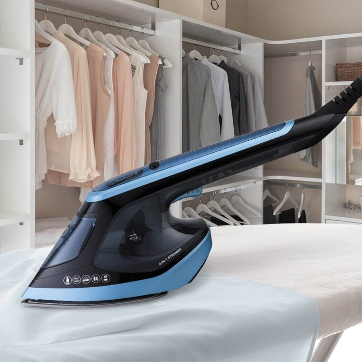 Maestro MR-315C vaporella portatile Vaporella portatile 0.18 L 1800 W Nero Blu