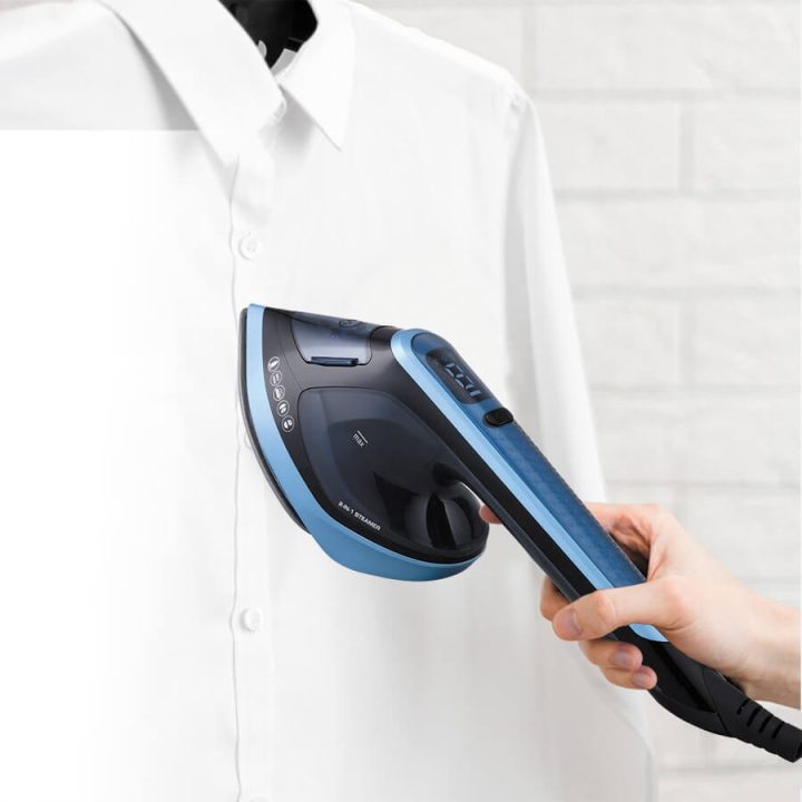 Maestro MR-315C vaporella portatile Vaporella portatile 0.18 L 1800 W Nero Blu