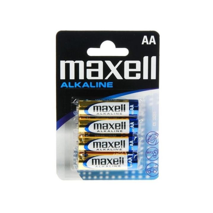 MAXELL Batteria alcalina LR6 4 pezzi