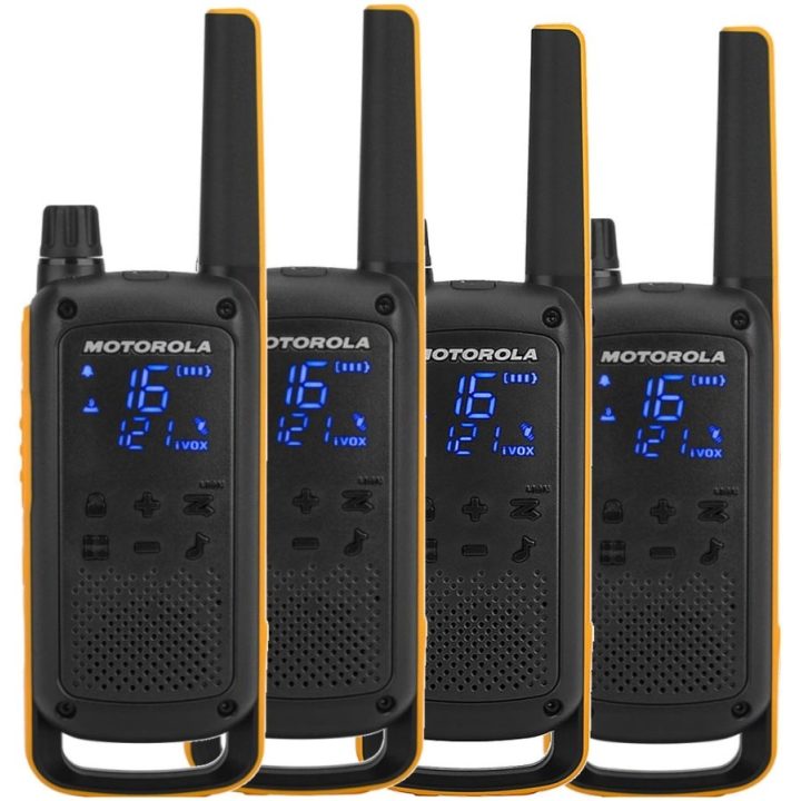 Motorola Talkabout T82 Extreme Quad Pack ricetrasmettitore 16 canali Nero arancione