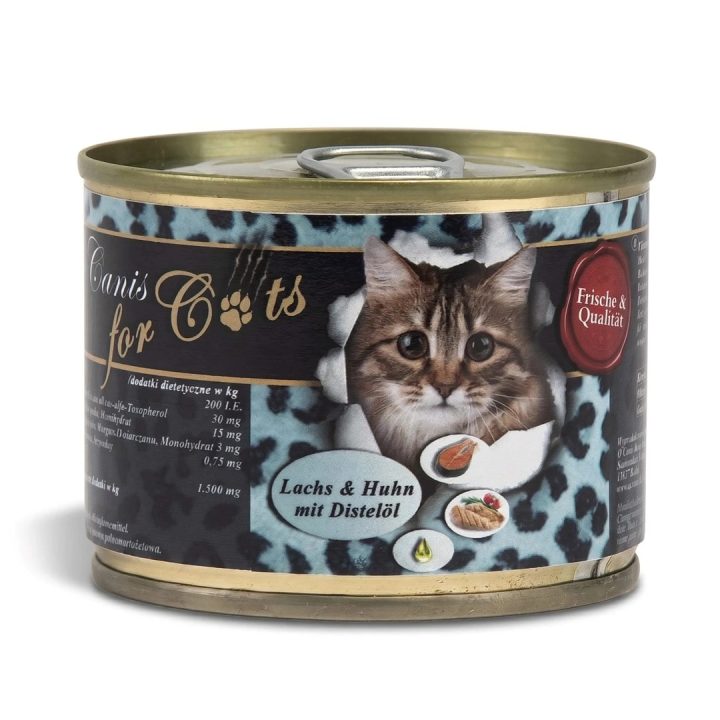 O’CANIS cibo umido per gatti con pollo e salmone - 200g