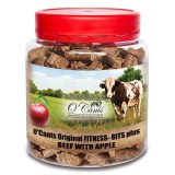 O'CANIS Fitness-Bits Plus Manzo con mela Mono - snack per cani - 400g