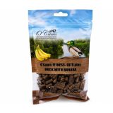 O'CANIS Fitness-Bits Plus Anatra con banana Mono - snack per cani - 200g