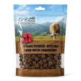 O'CANIS Fitness-Bits Plus Agnello con mirtilli rossi Mono - snack per cani - 200g
