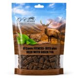 O'CANIS Fitness-Bits Plus Cervo con tè verde Mono - snack per cani - 200g