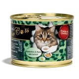 O’CANIS cibo umido per gatti con coniglio e pollo e olio di salmone - 200g