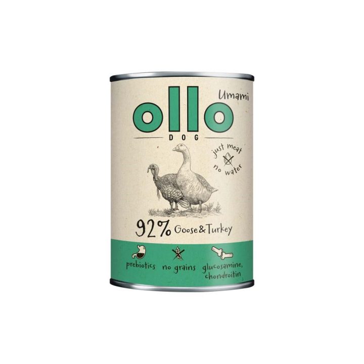 OLLO Umami Oca e tacchino - cibo umido per cani - 850g