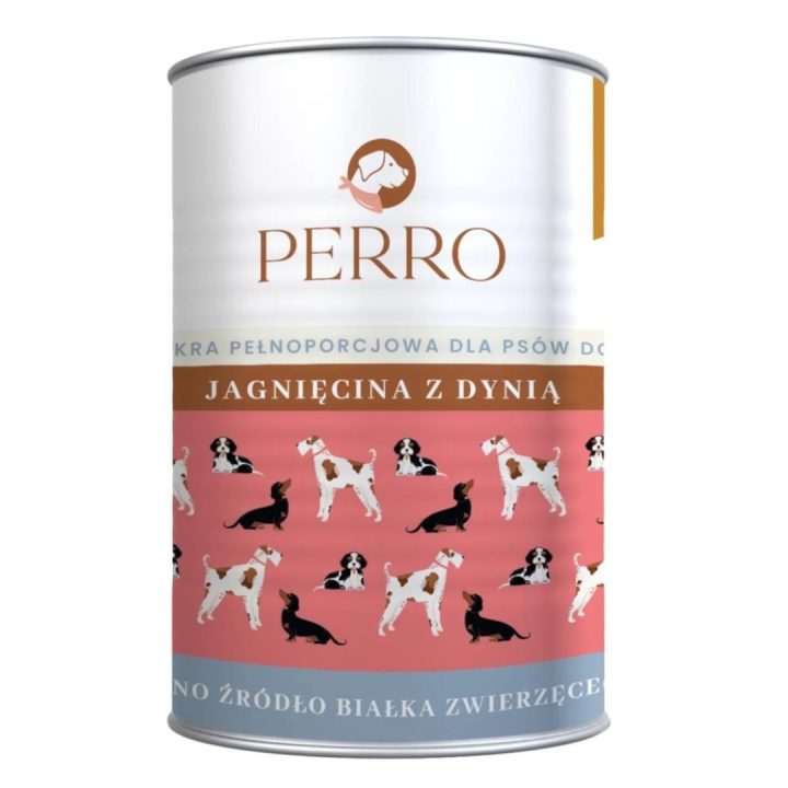 PERRO Agnello con zucca - cibo umido per cani - 400g