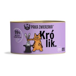 PAKA ZWIERZAKA Coniglio - cibo umido gatti - 200g
