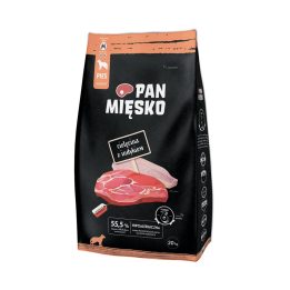PAN MIĘSKO Vitello con tacchino M - cibo secco per cani - 20kg
