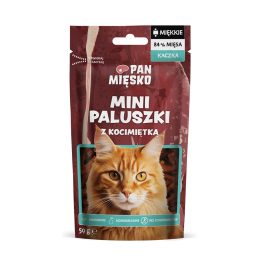 PAN MIĘSKO Mini Stick anatra con erba gatta - snack per gatti - 50g