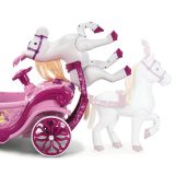 Huffy Electric Disney Princess carriage with horse 6 V pink