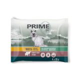 PUPIL Prime ricco di agnello con tacchino + vitello con coniglio Box - cibo umido per gatti - 4x85g
