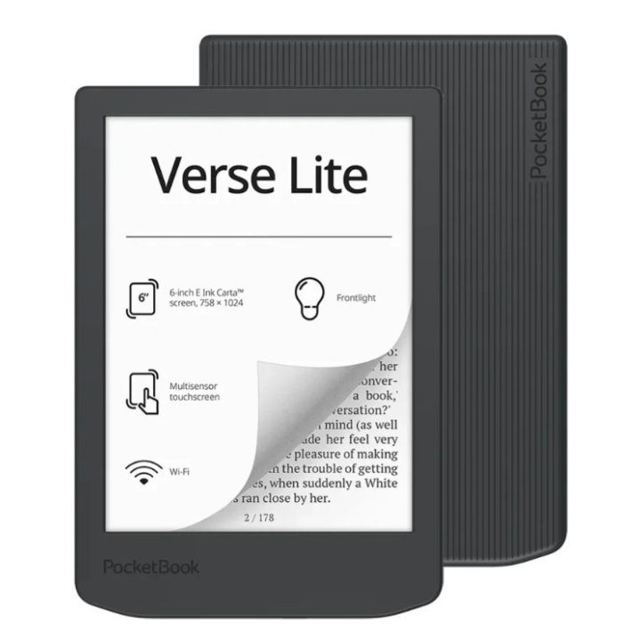 Ebook PocketBook Verse Lite 619 6' E-Ink Carta 8GB Wi-Fi grigio