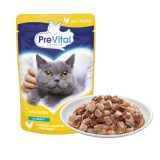 PREVITAL Pollo in salsa - cibo umido per gatti - 100g