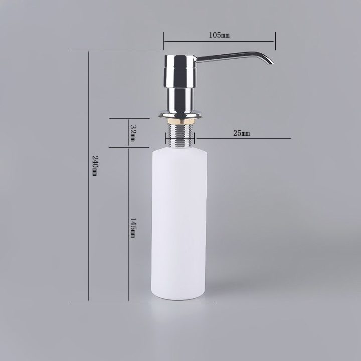 PYRAMIS DP-01 028102501 dispenser sapone cromato acciaio inox
