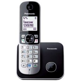 Panasonic KX-TG6811 DECT Telefono Caller ID Nero